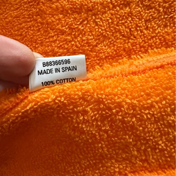 La Veste Ship Wheel Kimono Towel Dress in Orange - Picture 16 of 16